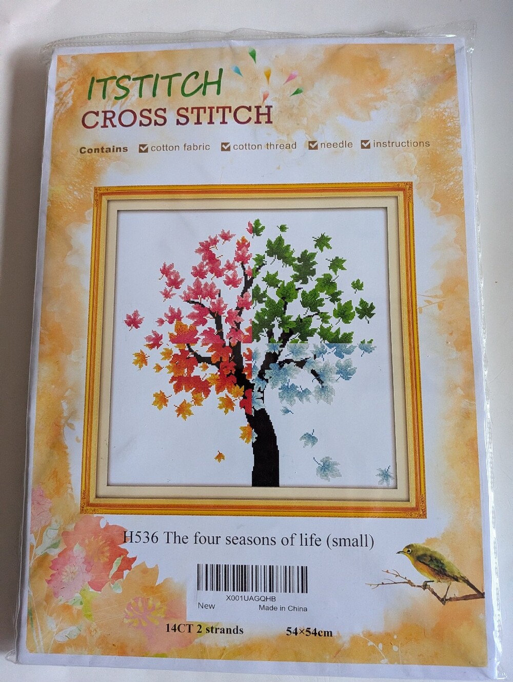 ITSTITCH Cross Stitch Kit #H536 The Four Seasons Of Life (Small) NEW